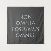 Non Omnia Possumus Omnes