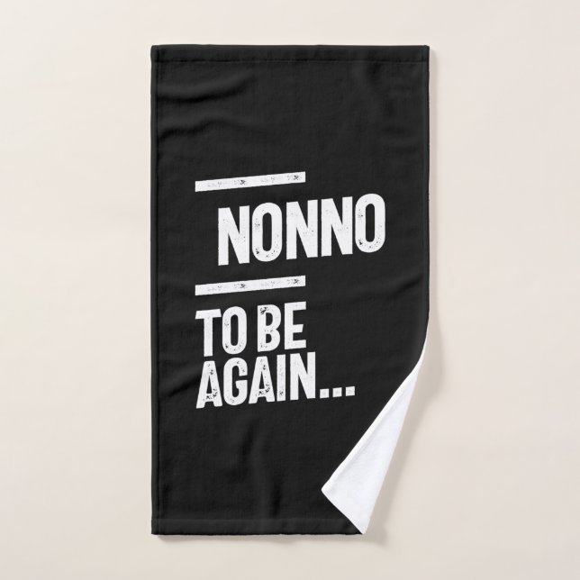Non, Revenez | Cadeau grand-père (Serviette à main)