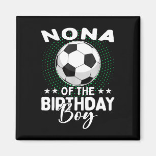 Nona des Geburtstags-Soccer-Spielers Geburtstag Magnet