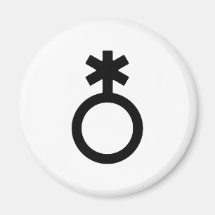 Nonbinäres Geschlechtssymbol Magnet