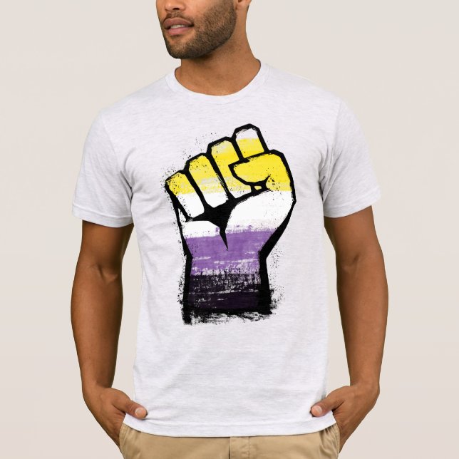 Nonbinäres Pride T-Shirt (Vorderseite)