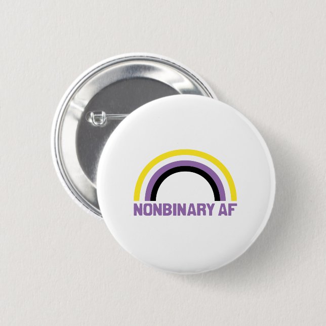 Nonbinary AF Button (Vorne & Hinten)