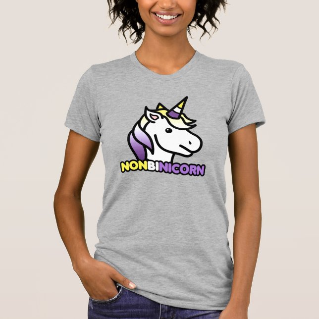 Nonbinicorn T-Shirt (Vorderseite)