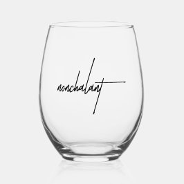 Nonchalant Vibes - Cooles und ruhiges Glas