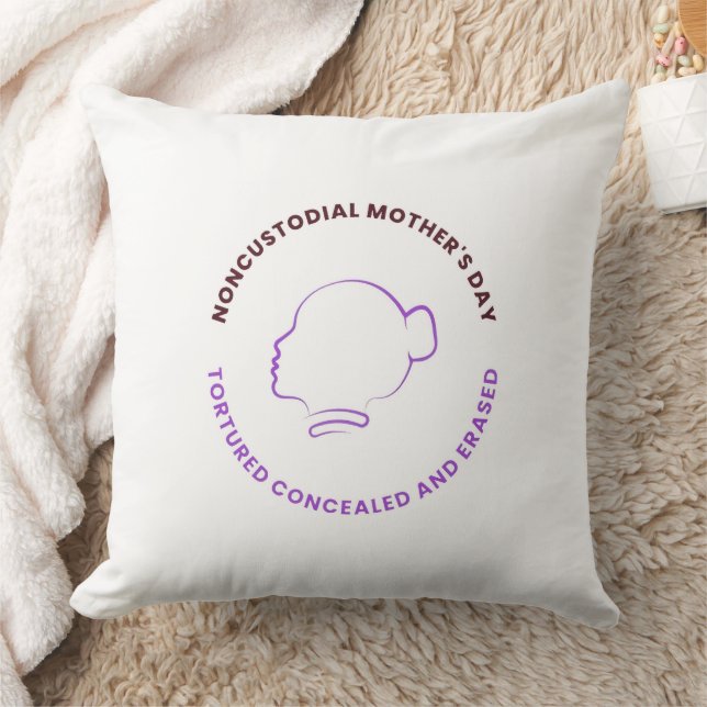 Noncustodial Mother's Day Pillow Kissen (Decke)