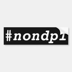 #nondpl autoaufkleber