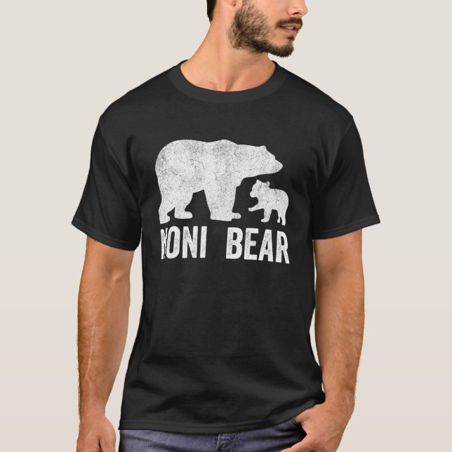 Noni Bear Mütter Day S, Funny Cub Kid Italienische T-Shirt (Vorderseite)