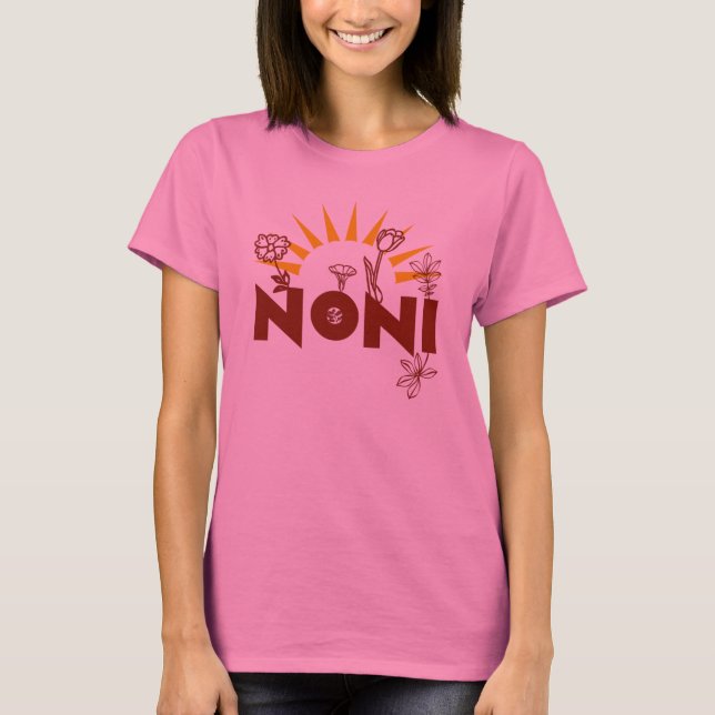 Noni Sonnendurchbruch-langes T-Shirt (Vorderseite)
