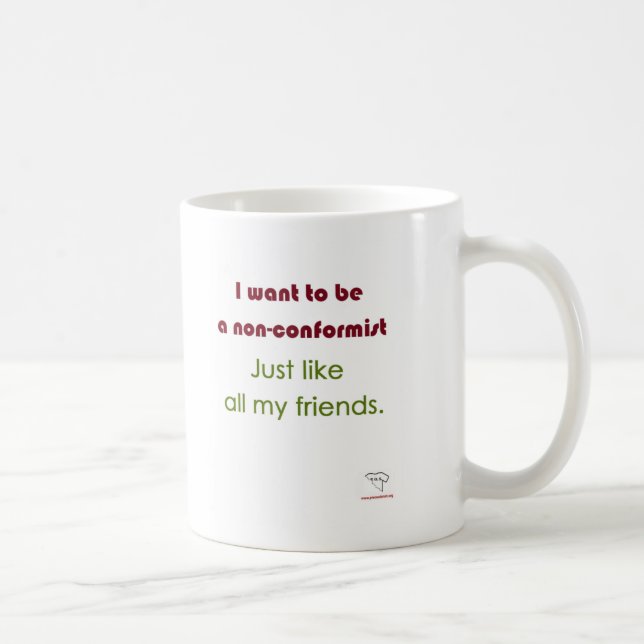 Nonkonformist Kaffeetasse (Rechts)