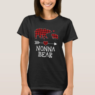 Nonna Bear Buffalo Kariert Red Buffalo Karierte Fa T-Shirt