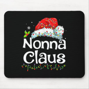 Nonna Claus Christmas Pajama Familie Matching Xmas Mousepad