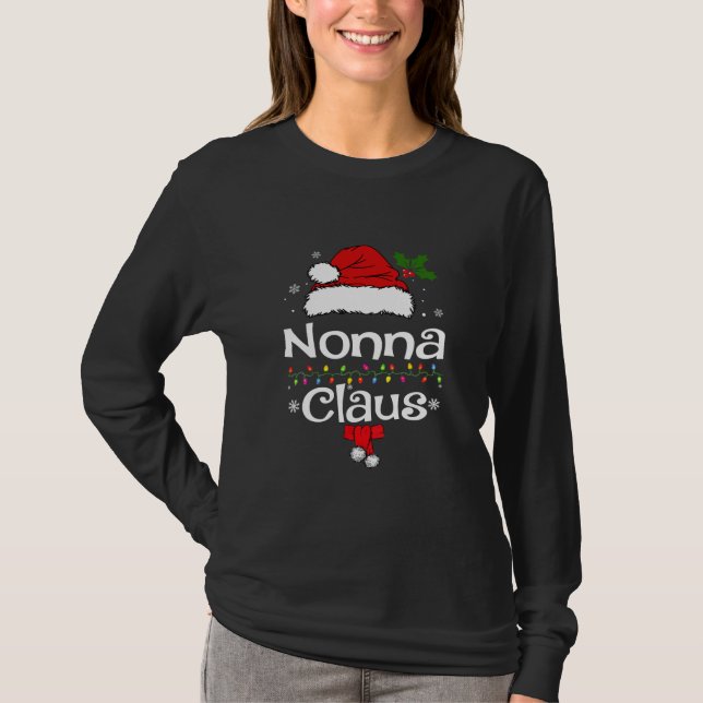 Nonna Claus Shirt Christmas Pajama (Vorderseite)