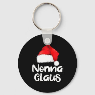 Nonna Claus Weihnachten Familie passender Santa Hu Schlüsselanhänger