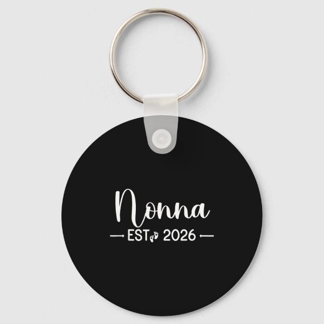 Nonna Est 2026 New Matching Mother To Be 2026  Schlüsselanhänger (Vorderseite)