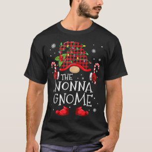 Nonna Gnome Buffalo Kariert Matching Family Christ T-Shirt