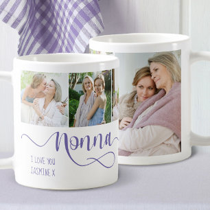 Nonna Kalligrafie I Love You 6 Foto Kaffeetasse