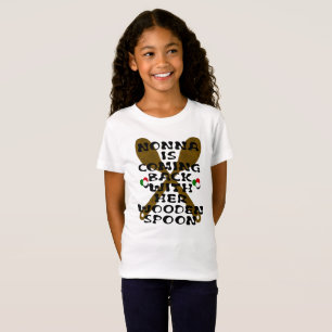 Nonna kommt mit ihrem Holzlöffel zurück T-Shirt