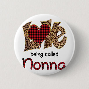 Nonna Leopard Herzensglückstag Button