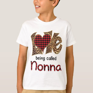 Nonna Leopard Herzensglückstag T-Shirt