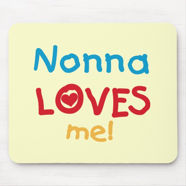 Nonna Lieben ich T - Shirts und Geschenke Mousepad (Vorne)