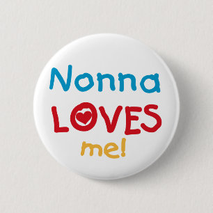 Nonna Lieben T - Shirt und Geschenke Button