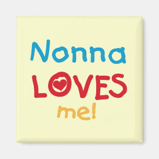 Nonna Lieben T - Shirt und Geschenke Magnet