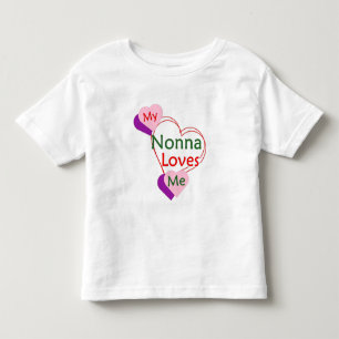 Nonna liebt mich T-Shirt Kleinkind oder Baby