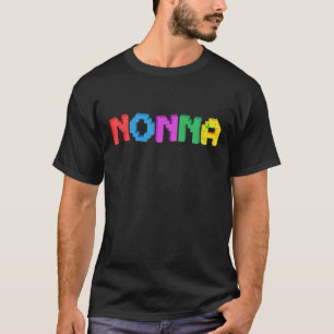 Nonna Master Builder Gebäude Bricks Blocks Family T-Shirt
