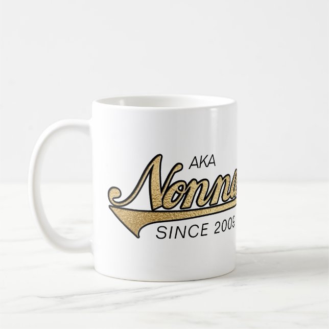 Nonna Mug "AKA Nonna depuis..." (Gauche)