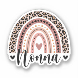 Nonna Rainbow, Nonna Nana Geschenk, Großmutter Aufkleber