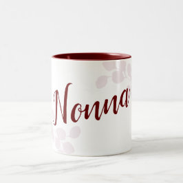 Nonna Tasse| Italienischer Großmutterkaffee Zweifarbige Tasse