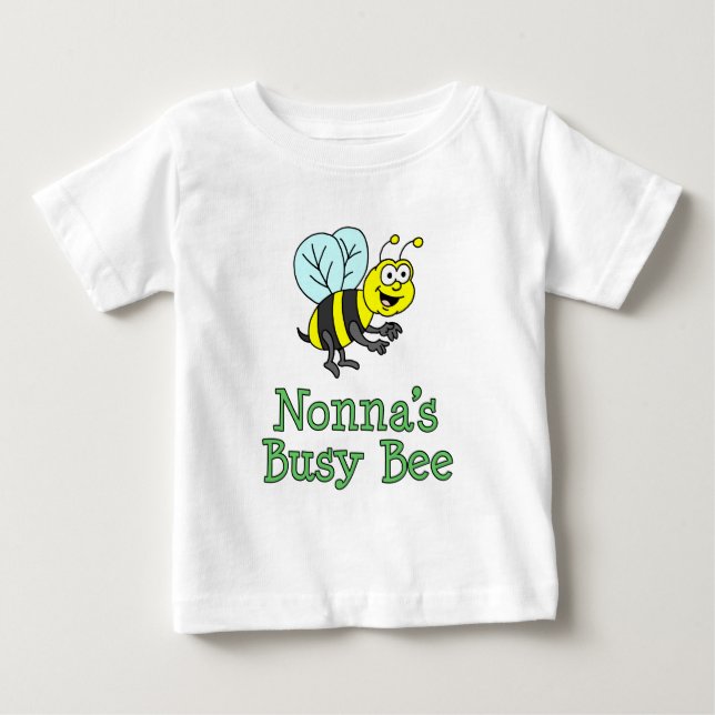 Nonnas geschäftige Biene Baby T-shirt (Vorderseite)