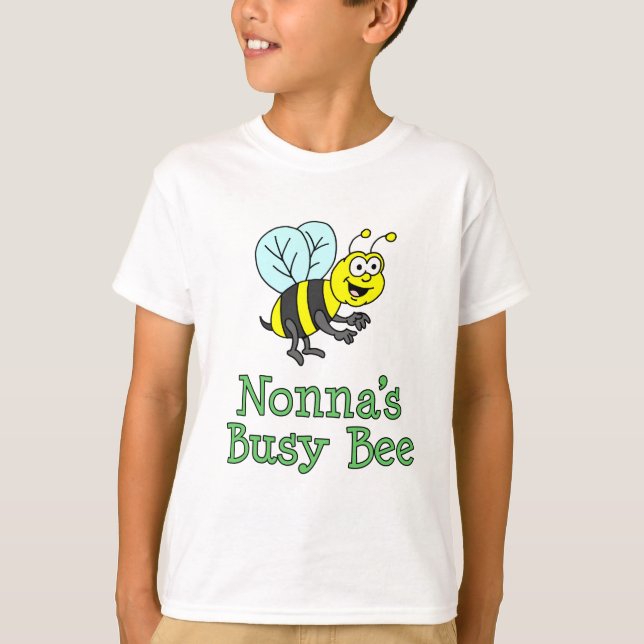 Nonnas geschäftige Biene T-Shirt (Vorderseite)