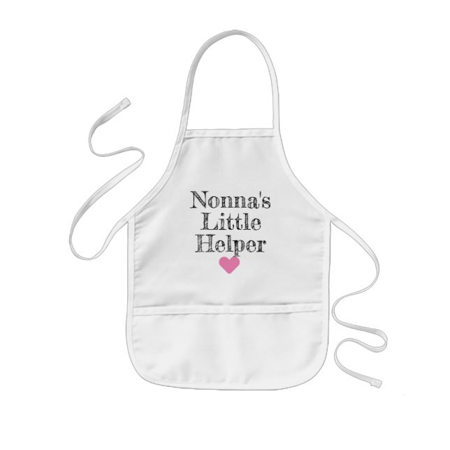 Nonnas kleine Helferkinder Kinderschürze (Vorne)