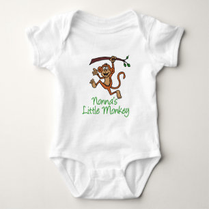 Nonnas kleiner Affe Baby Strampler