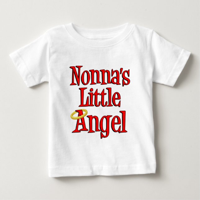 Nonnas Kleiner Engel Baby T-shirt (Vorderseite)