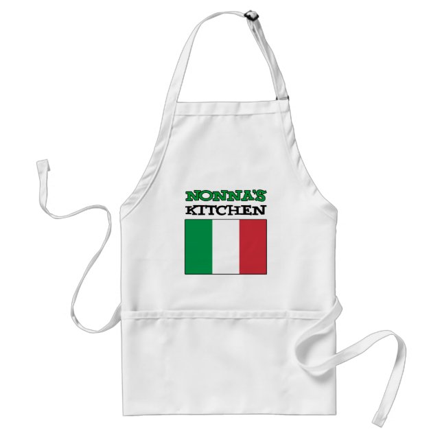 Nonnas Küchen-Italiener-Flagge Schürze (Vorne)
