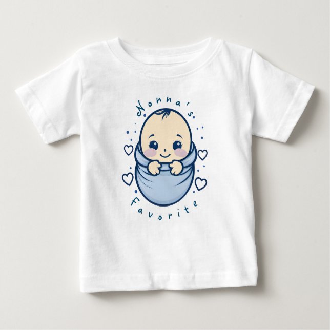 Nonnas Liebling Baby T-shirt (Vorderseite)
