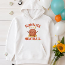 Nonnas Little Meatball | Amusant Pullover pour enf