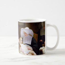 Nonne kümmerte sich für ein krankes Kind Kaffeetasse