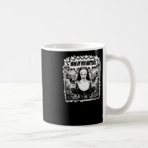 Nonne of You's's Funny Warrior Nun Comic Art Stick Kaffeetasse