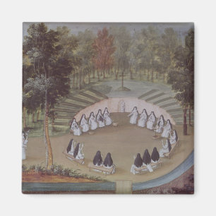 Nonnen, die in der Einsamkeit sich treffen Magnet