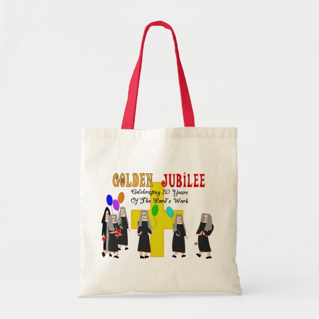 Nonnen-goldene Jubiläum-Geschenke Tragetasche (Vorne)
