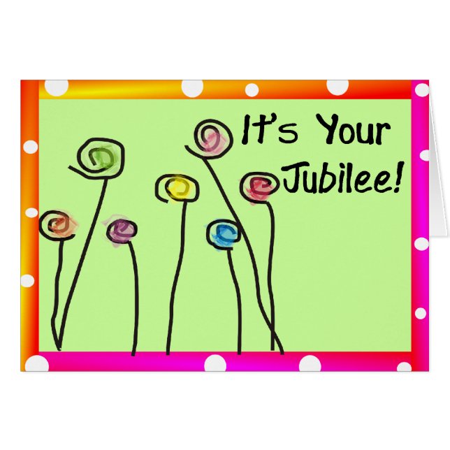 Nonnen Jublilee Karten (Vorderseite (Horizontal))