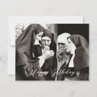 Nonnen Rauchen Vintage Fotografie