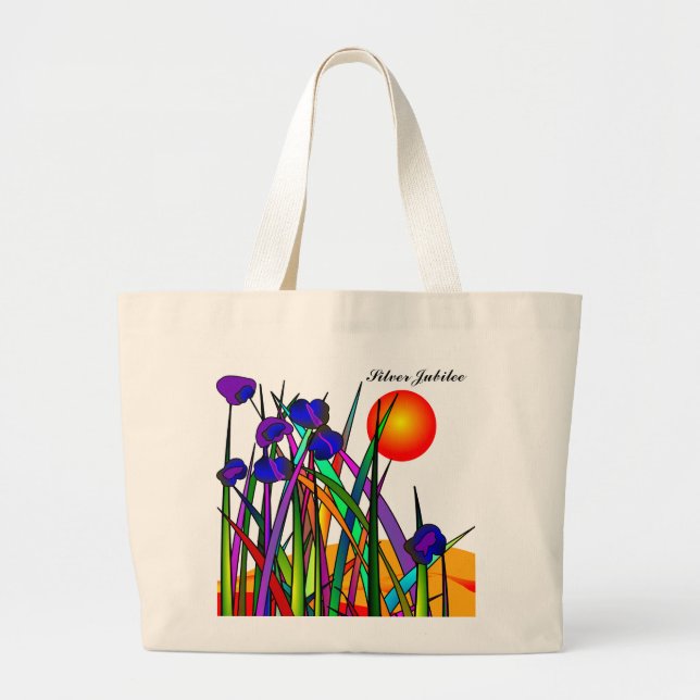 Nonnes Argent 25e Jubilé Artsy Sac fourre-tout flo (Devant)