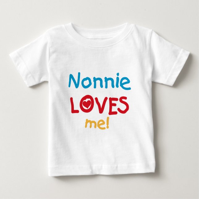 Nonnie aime moi t-shirts et cadeaux (Devant)