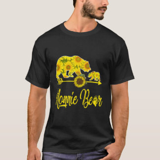 Nonnie Bear Sonnenblumen Matching Family Mutter Va T-Shirt