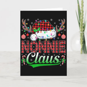 Nonnie Claus Weihnachtslichter passende Familie Xm Karte