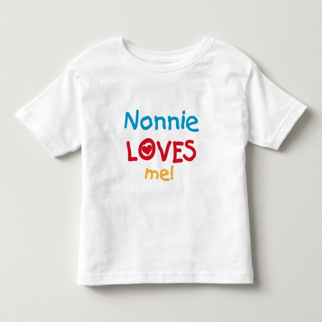 Nonnie m'aime des T-shirts et des cadeaux (Devant)